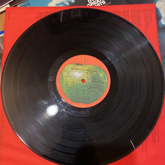 RARE VINTAGE THE BEATLES / 1962-1966 1973 Apple records vinyl FIRST PRESS - Picture 3 of 7